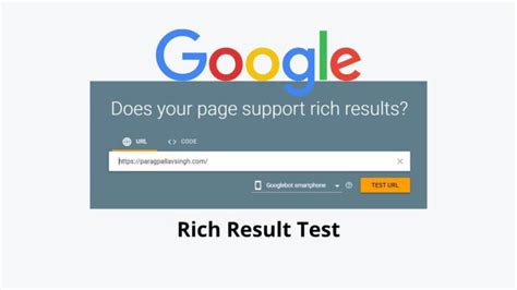 google test rich results|rich result test.